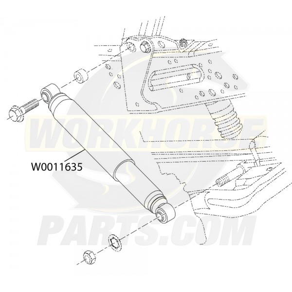 W0011635  -  Absorber Asm - Front Shock (035/45mm With Bumper) 